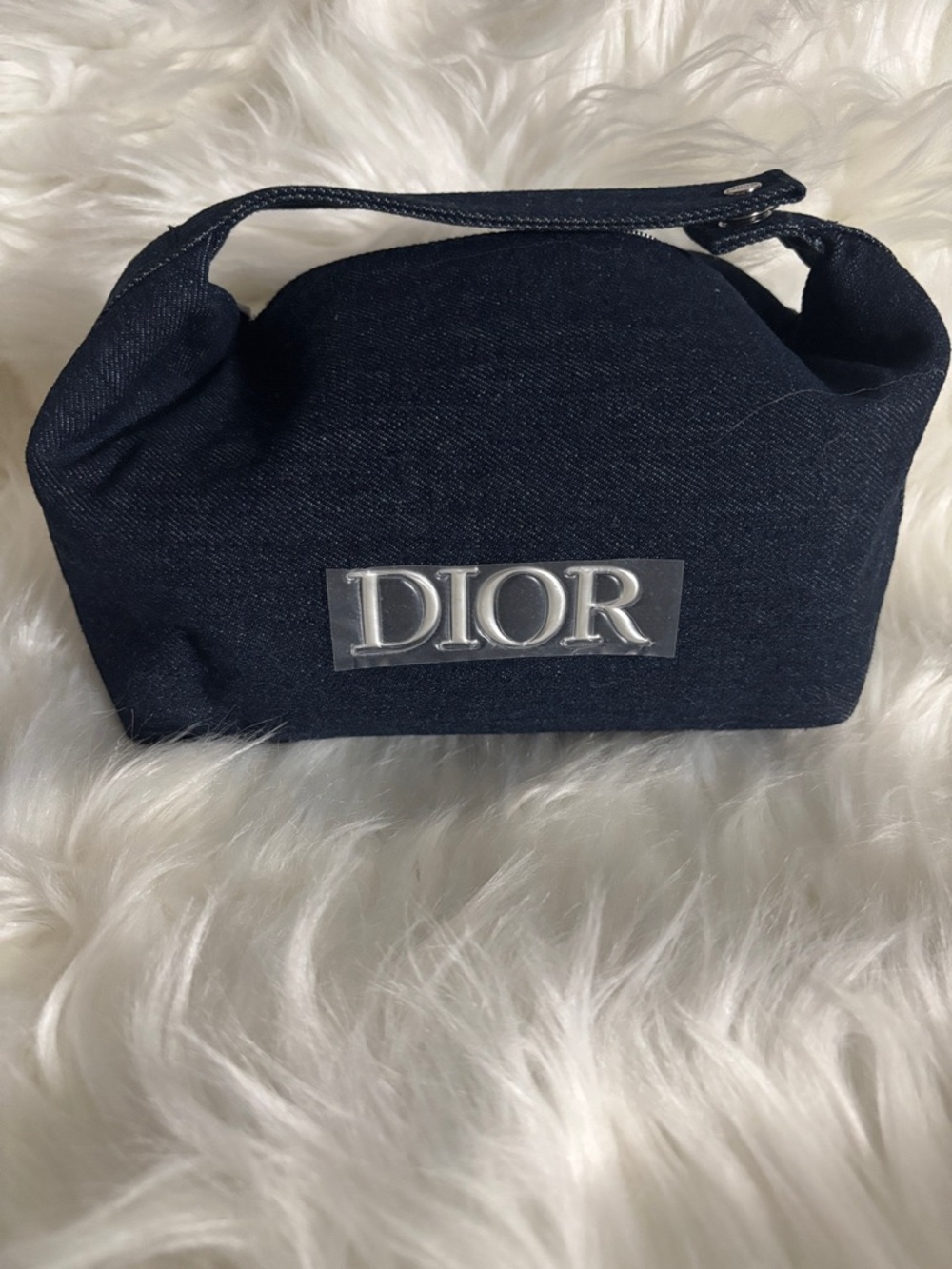 Dior Beauty Blue Denim Cosmetic Pouch